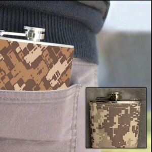 Camouflage Flask - 8oz
